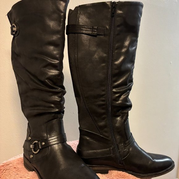Beartraps black boots, size 9.5 - Picture 3 of 3